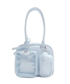 WEGO LADY'S きらふわぬい痛ボストンバッグ ウィゴー ファッション雑貨 その他のファッション雑貨 ブラック シルバー ホワイト パープル ピンク ブルー【送料無料】