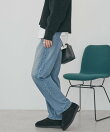 ルーズストレートデニム【WEB限定サイズ有り】
