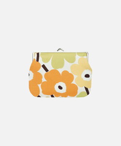 Marimekko 【アジア限定】Mini Unikko Puolikas Kukkaro がま口ポーチ マリメッコ 財布・ポーチ・ケース ポーチ イエロー【送料無料】