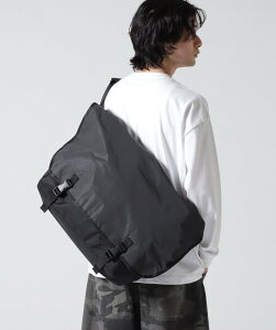 MANASTASH PACKING/�p�b�L���O/BLACK REFLECTIVE MESSENGER/���t���N�e�B�u���b�Z���W���[�o�b�O �}�i�X�^�b�V�� �o�b�O ���̑��̃o�b�O �u���b�N�y���������z