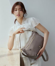 TOCCA CUSHION SILHOUETTE NYLON BAG マルチWAY バッグ トッカ バッグ ショルダーバッグ ネイビー ベージュ ブラック【送料無料】