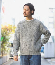 【SALE／60%OFF】B:MING by BEAMS 【4/4再値下げ】B:MING by BEAMS / グラデーション クルーネック ニット ビーミング ライフストア バイ ビームス トップス ニット ベージュ オレンジ