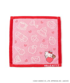 ROPE' PICNIC PASSAGE 【Hello Kitty/ハローキティ】ハンカチ ロペピクニック ファッション雑貨 ハンカチ・ハンドタオル レッド