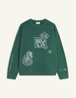【SALE／50%OFF】Maison Kitsune Maison Kitsune/(M)ART NOUVEAU STAMPS OVERSIZE SWEATSHIRT メゾン キ…