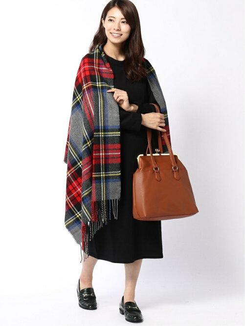 Ranan 2点セット ビッグストール付あたたかワンピース Rakuten Fashion 楽天ファッション 旧楽天ブランドアベニュー T