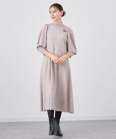 【SALE／30%OFF】ANAYI ファインメリノフレアニット ワンピース アナイ ワンピース・ドレス ワンピース ベージュ レッド グレー ブラック【送料無料】