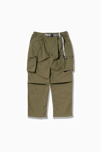 and wander GRAMICCI × and wander military wide pant �A���h�����_�[ �p���c ���̑��̃p���c �u���b�N ���b�h �J�[�L�O���[���y���������z