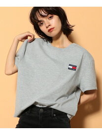 TOMMY JEANS (W)TOMMY HILFIGER(トミーヒルフィガー) オーバーサイズTシャツ トミーヒルフィガー トップス カットソー・Tシャツ オレンジ グレー ネイビー ピンク ブラック ホワイト ブルー レッド【送料無料】