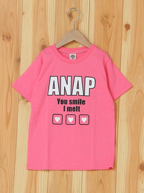 Anap Anap Kids ハート両面プリントtシャツ Rakuten Fashion 楽天ファッション 旧楽天ブランドアベニュー T