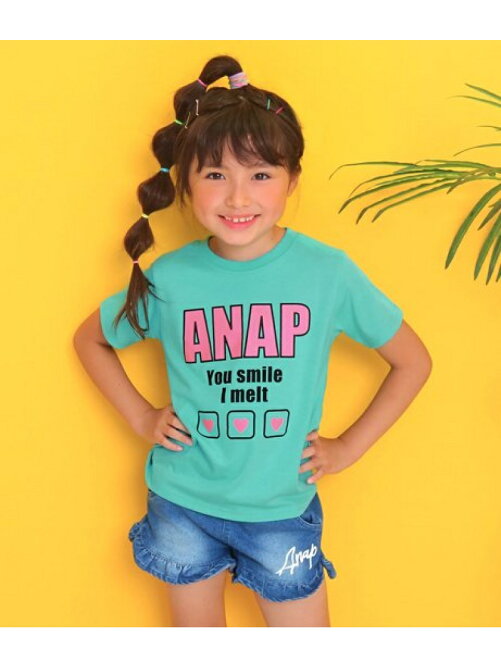 Anap Anap Kids ハート両面プリントtシャツ Rakuten Fashion 楽天ファッション 旧楽天ブランドアベニュー T