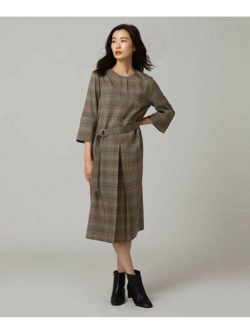 Untitled L Nalya七分袖チェックワンピース Rakuten Fashion 楽天ファッション 旧楽天ブランドアベニュー Bj9578