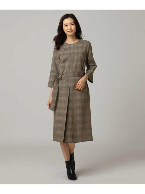 Untitled L Nalya七分袖チェックワンピース Rakuten Fashion 楽天ファッション 旧楽天ブランドアベニュー Bj9578