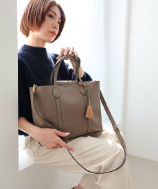 MIAN CALLA / 横型A4トートバッグ トライシル バッグ トートバッグ ブラック ブラウン ベージュ ネイビー ホワイト ピンク グレー【送料無料】