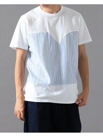 【SALE／40%OFF】BEAMS T ALOYE / Shirt Fabrick Tシャツ 21SS ビームス アウトレット トップス カットソー・Tシャツ ホワイト ブラック【送料無料】
