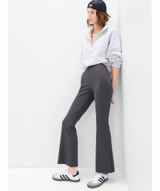 【SALE／40%OFF】GAP ミッドライズ フレア ポンチパンツ ギャップ パンツ その他のパンツ グレー ブラック