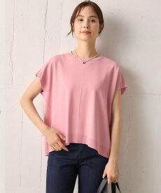 組曲 S 【WEB限定】Tシャツライク サマーニット クミキョク トップス ニット ピンク ホワイト ブルー ネイビー【送料無料】