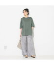 【接触冷感・UVカット】コンパクトクールチュニックTシャツ