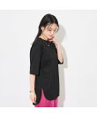 【接触冷感・UVカット】コンパクトクールチュニックTシャツ