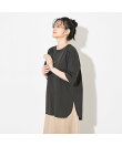 【接触冷感・UVカット】コンパクトクールチュニックTシャツ