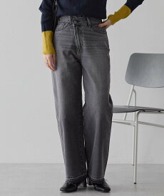 【SALE／35%OFF】AMERICAN HOLIC リメイクデザインデニム アメリカンホリック パンツ ジーンズ・デニムパンツ グレー ブルー