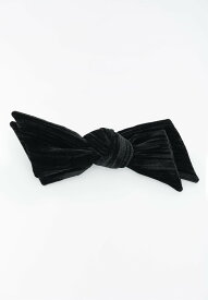 【SALE／30%OFF】FETICO VELVET BOW HAIR CLIP フェティコ ヘアアクセサリー バレッタ・ヘアクリップ・ヘアピン ブラック【送料無料】