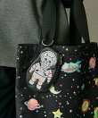 《本革》sampo×earコラボ スペーストイレザーケース/バッグチャーム