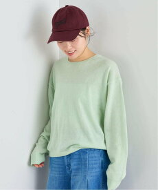 U by SPICK&SPAN シアーニットプルオーバー ユーバイスピックアンドスパン トップス ニット グレー グリーン イエロー ピンク【送料無料】