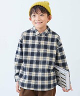 devirock 綿100% チェック柄 長袖ネルシャツ 子供服 キッズ 男の子 女の子 コットン 26AW デビロック ト…