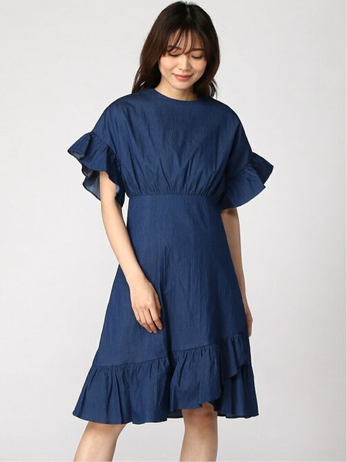 Million Carats Outlet フリルスリーブワンピース Rakuten Fashion 楽天ファッション 旧楽天ブランドアベニュー V