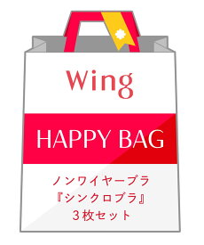 Wing 【福袋】 ウイング ノンワイヤーブラ シンクロブラ 3枚セット ウイング 福袋・ギフト・その他 福袋【送料無料】