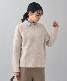 【SALE／60%OFF】UNTITLED 【ゆったりシルエット】ウール混 モックネック片畔ニット アンタイトル トップス ニット ホワイト ベージュ ピンク ブルー グレー【送料無料】