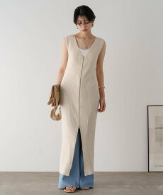 【SALE／55%OFF】PAL GROUP OUTLET 【Loungedress】ZIPニットワンピース パル グループ アウトレット ワンピース・ドレス その他のワンピース・ドレス ホワイト【送料無料】