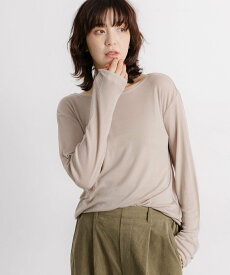 【SALE／50%OFF】studio CLIP 【吸放湿性】ウールミックスシアーボートネックシアープルオーバー[プラスサイズあり] スタディオクリップ トップス カットソー・Tシャツ ホワイト ベージュ ブラック