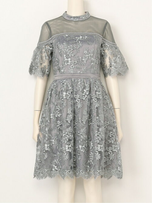 Lily Brown コード刺繍ドレス Rakuten Fashion 楽天ファッション 旧楽天ブランドアベニュー V