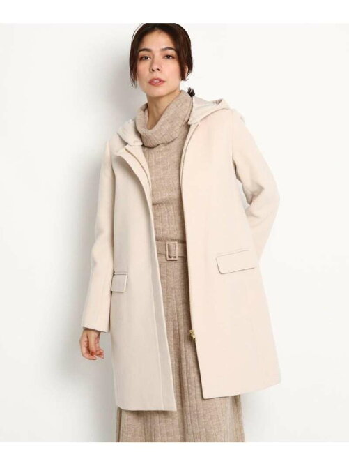 Ag By Aquagirl 2way Lサイズあり 美人百花2月号掲載 ウール調フーデットコート Rakuten Fashion 楽天ファッション 旧楽天ブランドアベニュー V579