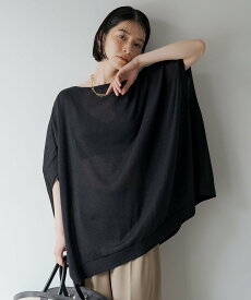 【SALE／64%OFF】PAL GROUP OUTLET 【Loungedress】スクエアニット パル グループ アウトレット トップス ニット ブラック ベージュ【送料無料】