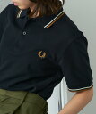 FRED PERRY FRED PERRY/The Twin Topped Fred Perry Shirt/フレッドペリー ポロシャツ 半袖 カセットチャート トップ…