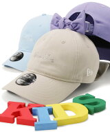 NEW ERA ニューエラキッズ リボンキャップ ラインストーン ONSPOTZ別注 オンスポッツ 帽子 キャップ ホワ…