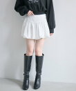 サテンバルーンミニスカート
