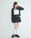 サテンバルーンミニスカート
