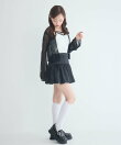 サテンバルーンミニスカート