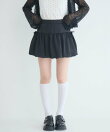 サテンバルーンミニスカート