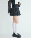 サテンバルーンミニスカート