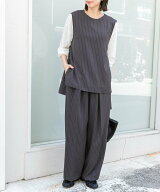 URBAN RESEARCH ITEMS ピンストライプベストパンツセット アーバンリサーチアイテムズ スーツ・フォーマ…