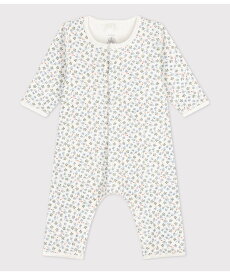 【SALE／10%OFF】PETIT BATEAU ボディジャマ プチバトー マタニティウェア・ベビー用品 ロンパース・カバーオール ホワイト【送料無料】