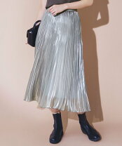 楽天市場】プリーツスカート シルバーの通販 