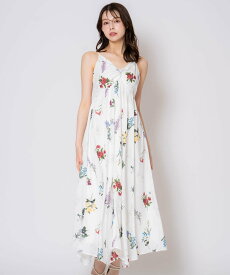 【SALE／40%OFF】Noela 【15周年】ボタニカルツイストキャミワンピース ノエラ ワンピース・ドレス ワンピース パープル ネイビー ホワイト【送料無料】