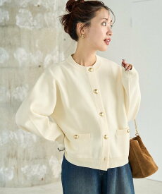 FREAK'S STORE 金ボタン ニット カーディガン【限定展開】 25AW フリークスストア トップス カーディガン レッド ネイビー ブラック ブラウン ホワイト グレー【送料無料】