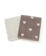 【SALE／20%OFF】Francfranc ヴァレセットフェイスタオル ミニハート 2枚セット 新生活 引っ越し フラン…
