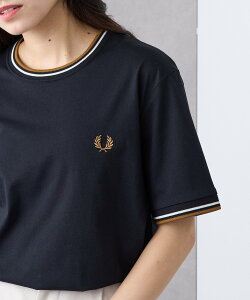 FRED PERRY FRED PERRY/TWIN TIPPED T-SHIRT M1588 �t���b�h�y���[ T�V���c �J�Z�b�g�`���[�g �g�b�v�X �J�b�g�\�[�ET�V���c �u���b�N �O���[ �l�C�r�[ �z���C�g�y���������z